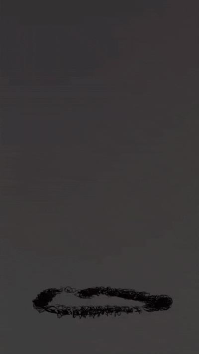 Black Bear T-shirt col montant oversize